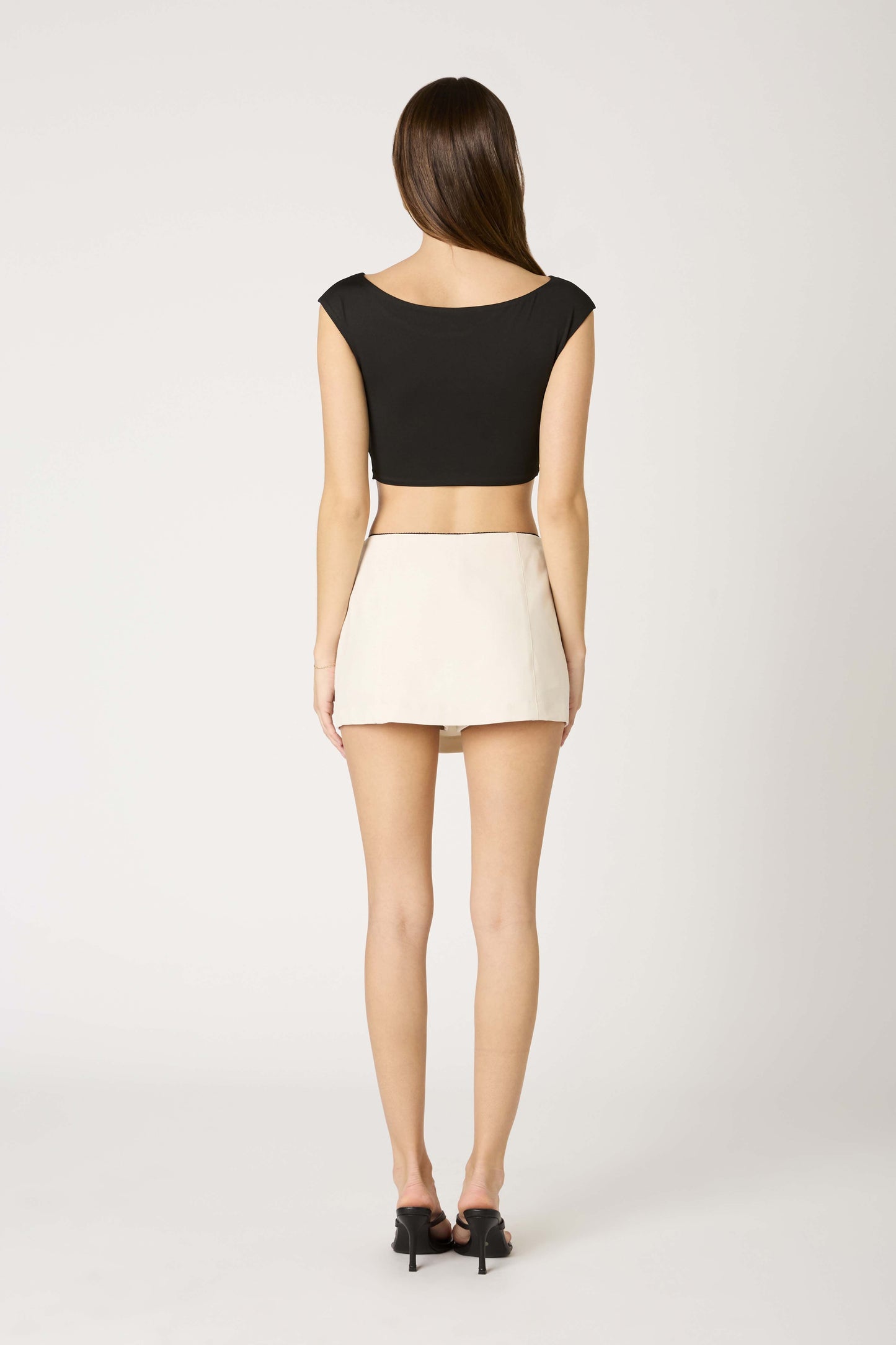 Mini Skirt in Tan