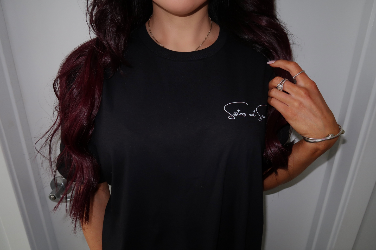 Sisters Not Saints Tee Shirt