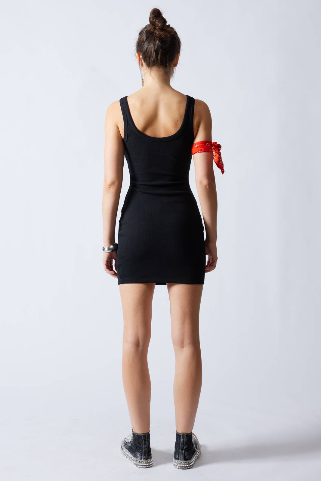 Slit Ribbed Dress