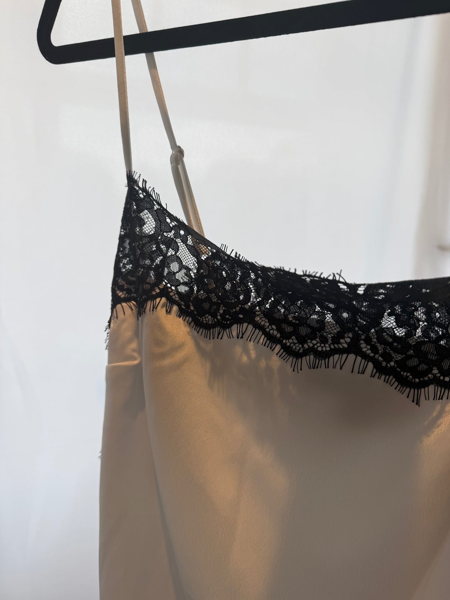 B&W Lace Tank Top