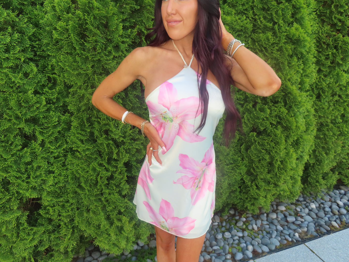 Floral Halter Dress
