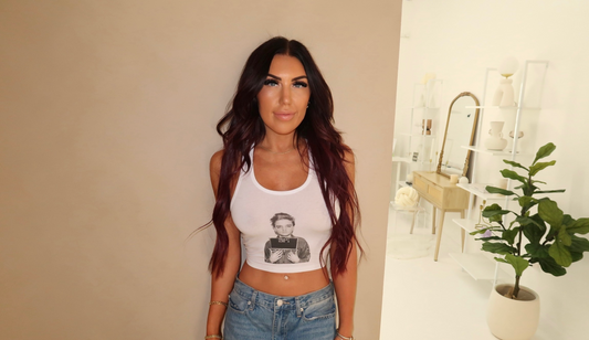 Elvis Cropped Tank Top